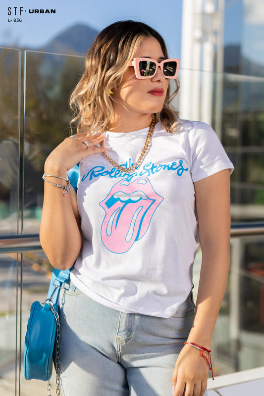 Camiseta Rolling Stones L-836